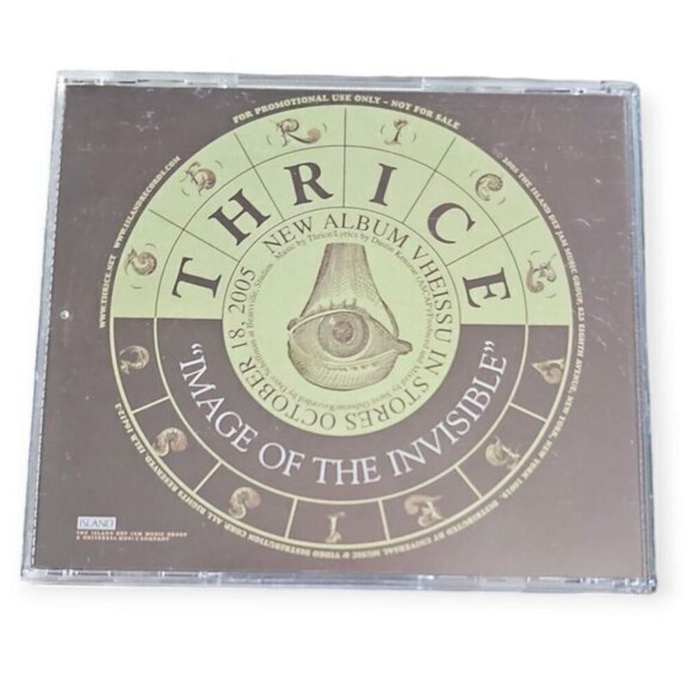 Thrice – Image Of The Invisible [2005‎ Promotional CD Single] - Picture 2 of 3